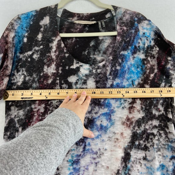 Soft Surroundings Blue Print Print Top Sz Medium - Picture 4 of 8